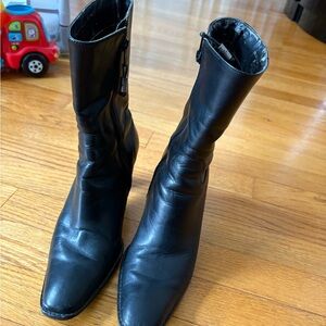 Ralph lauren Leather Women's heeled Booties 7 1/2